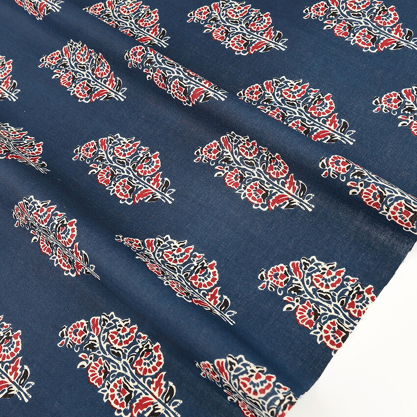 楽天市場】インドブロックプリント PRT11907 50cm単位 | 切売り