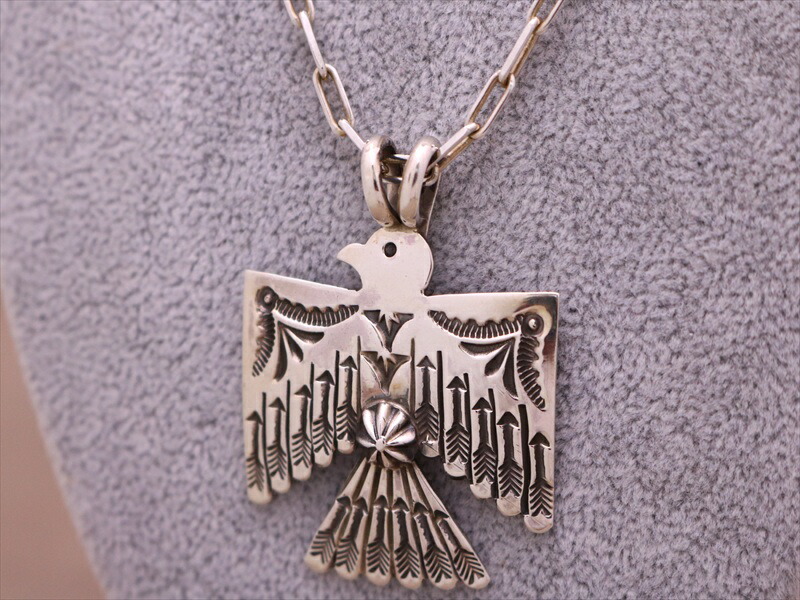 ナバホ族 ペンダントトップ サンダーバード sterling 楽天市場