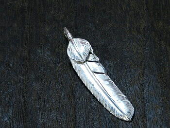 楽天市場】シルバー501 フェザー ペンダントトップの通販