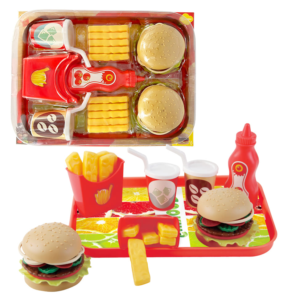 楽天市場】知育玩具のシルバーバック【デリシャスハンバーガーセット