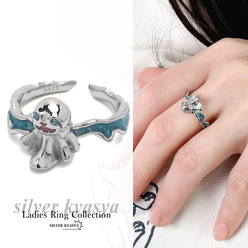 楽天市場】シルバー925 ニヤリと笑うオバケのモチーフがユニークで