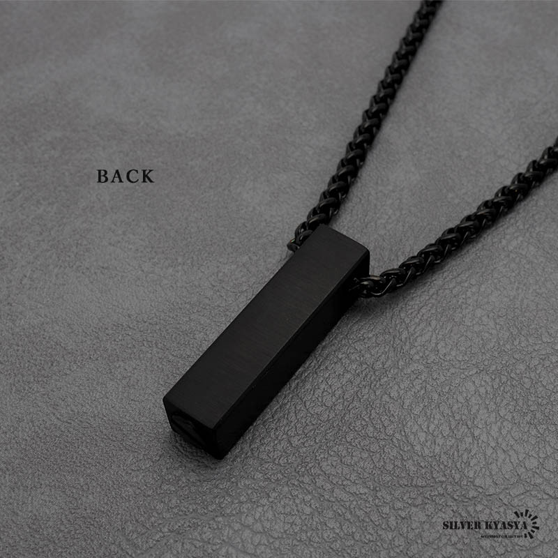 楽天市場】マットブラック スティックネックレス ブラック 黒 シンプル