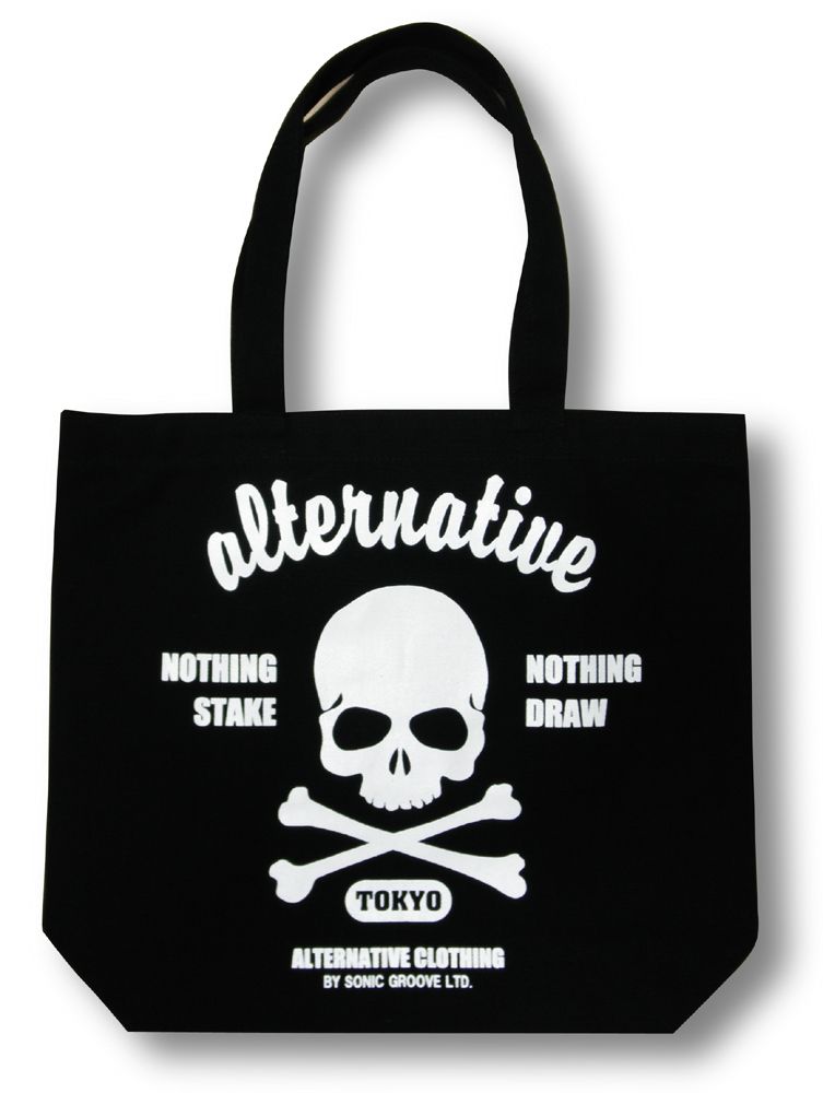 楽天市場】【土日も発送】 スカル&クロスボーン ドクロ トートバッグ