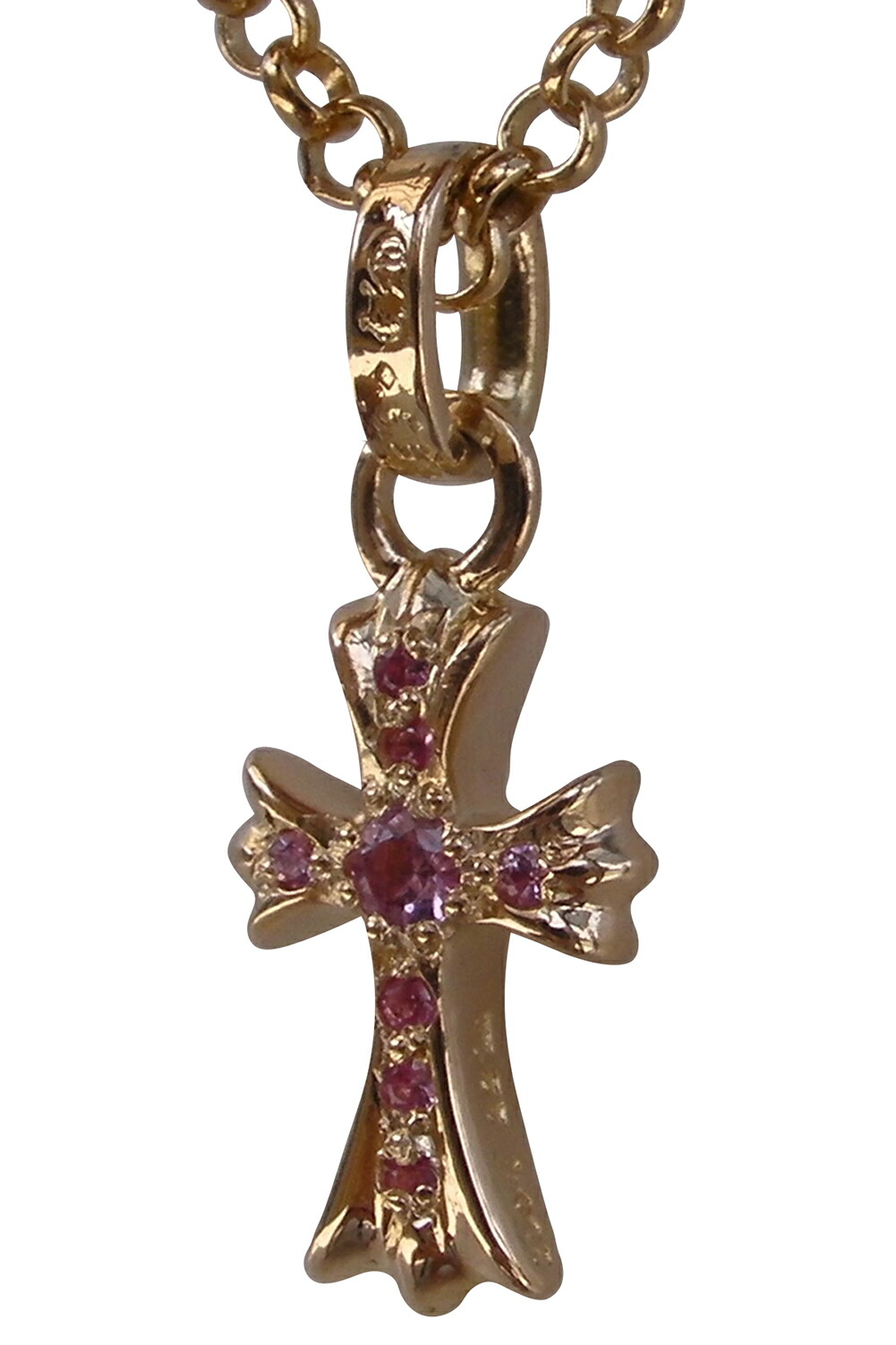 楽天市場】CHROME HEARTS BABY FAT PAVE PINK SAPPHIRE 22K クロム