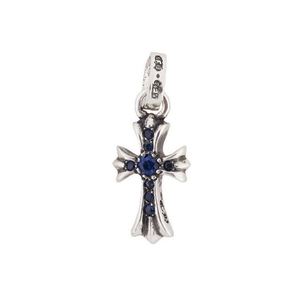 楽天市場】CHROME HEARTS BABY FAT CH CROSS CHARM PAVE SAPPHIRE
