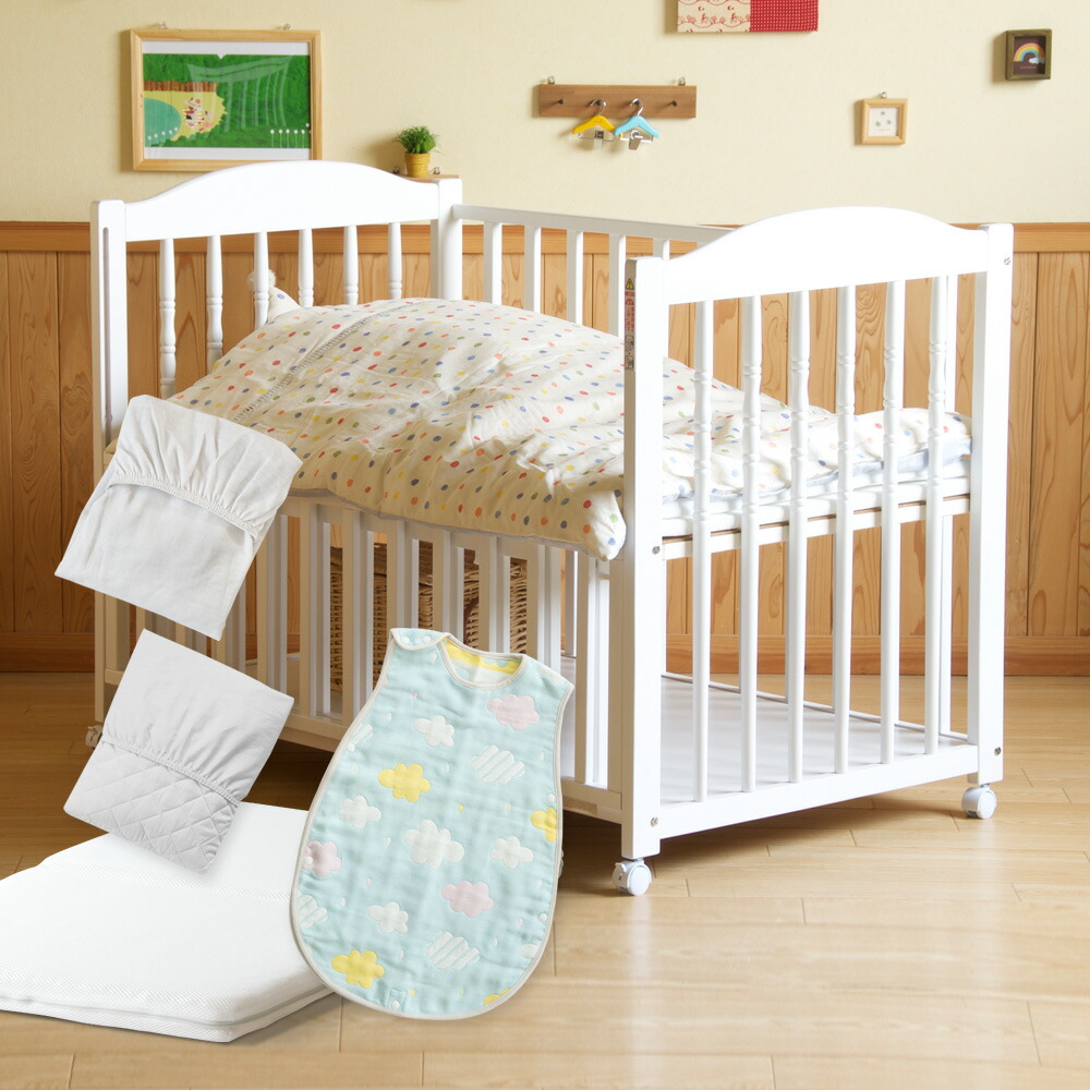楽天市場】日本製 ベビーベッド 「エリーゼ」 ふとんセット 布団セット