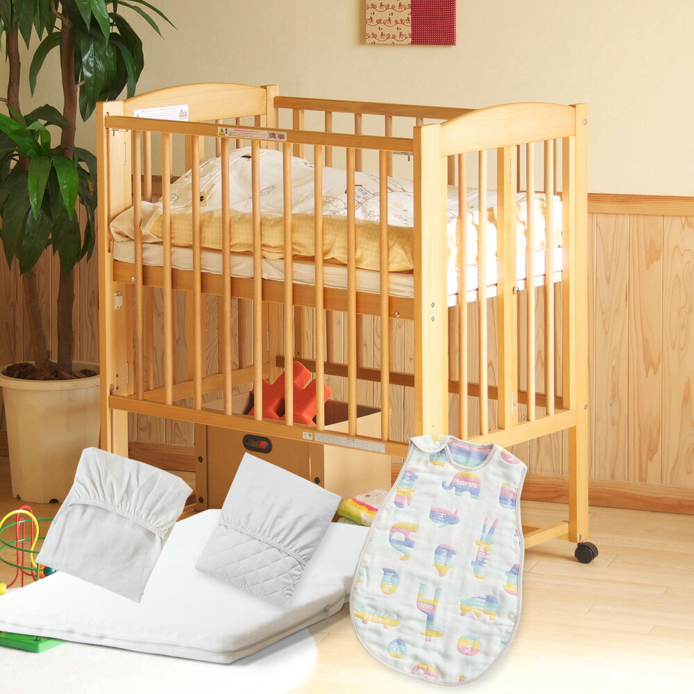 楽天市場】日本製 ベビーベッド 「ミニ ワンタッチハイベッド プチ【B