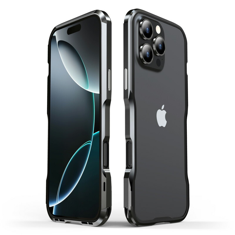 楽天市場】iPhone17 ケース バンパーフレーム カメラ保護カバー 背面