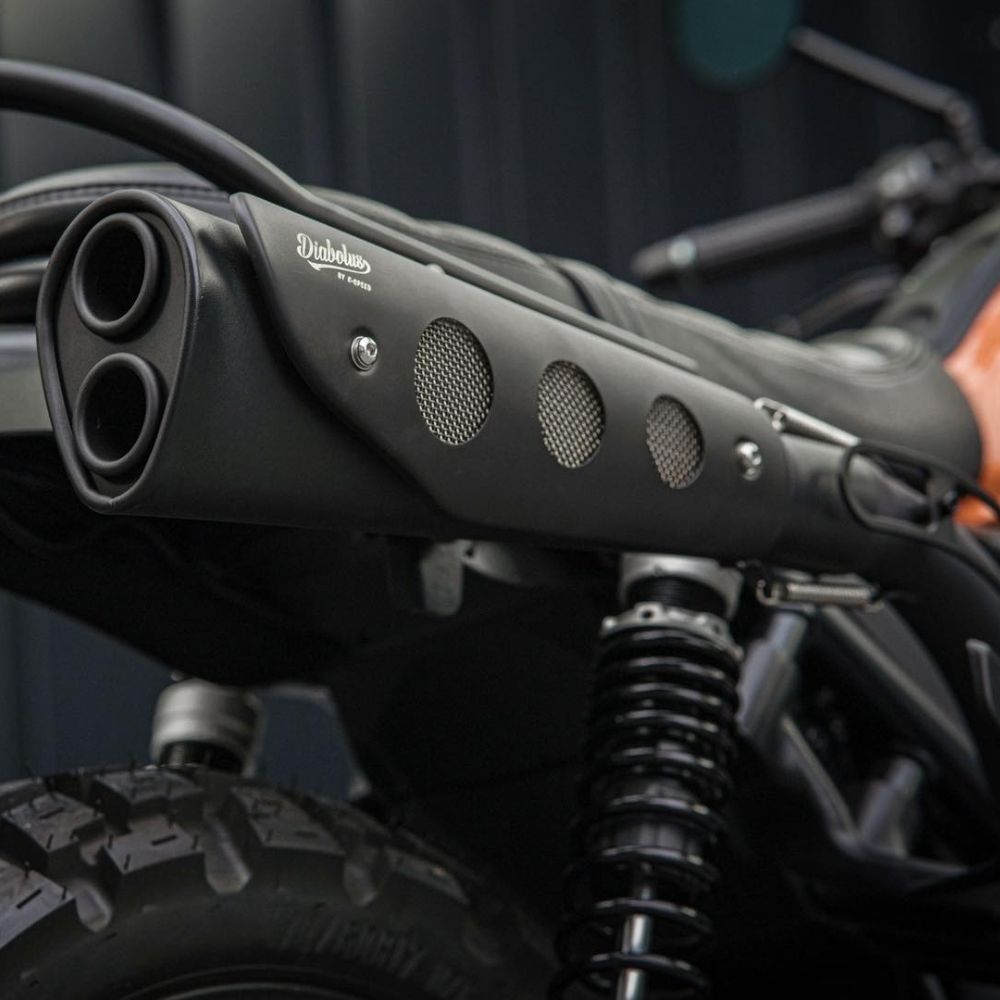 楽天市場】ホンダ CL250/500用 レトロスクランブラーマフラー CL34