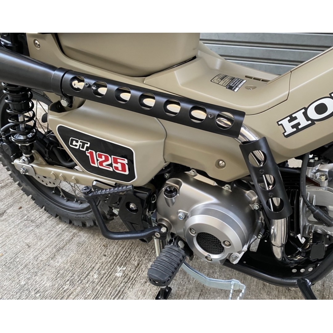 楽天市場】ホンダ ハンターカブ CT125 ブラック＆クロム マフラー