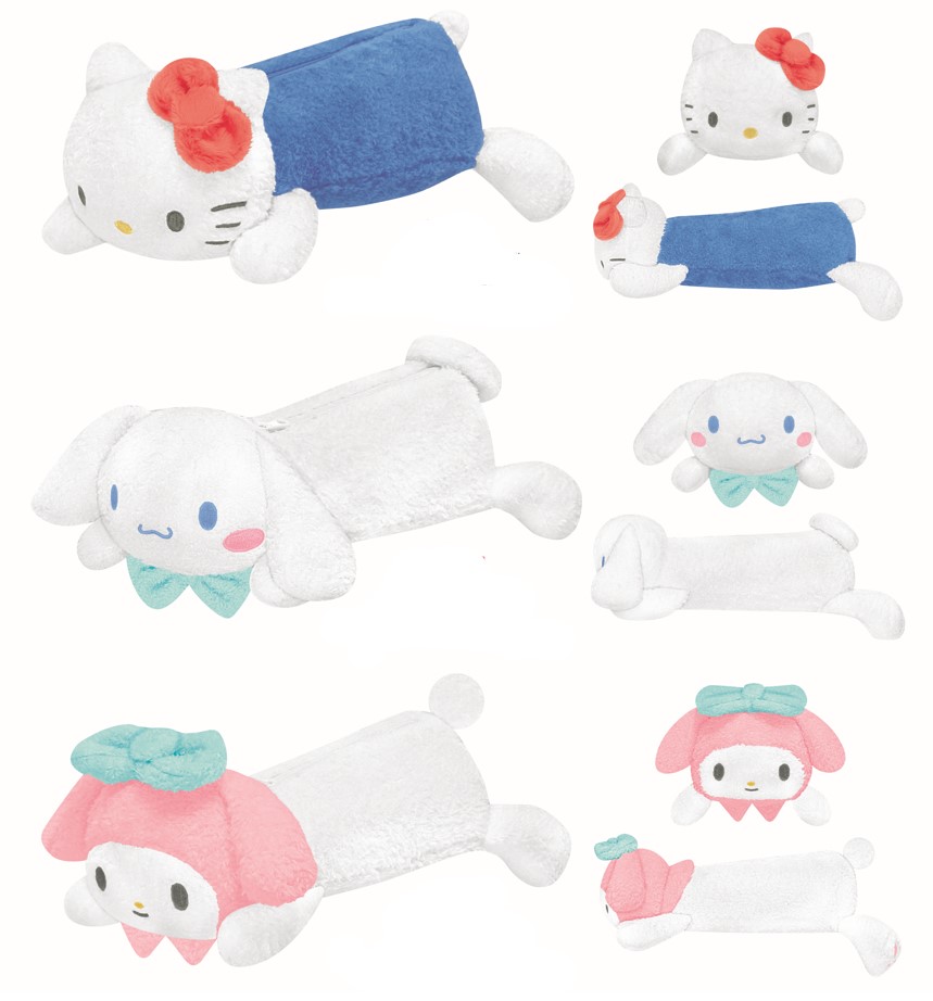 楽天市場】サンリオキャラクターズ くたっとぬいぐるみペンポーチ