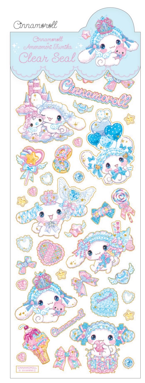 楽天市場】シール 飴ノ森×サンリオ ぷち箔クリアシール clp_us