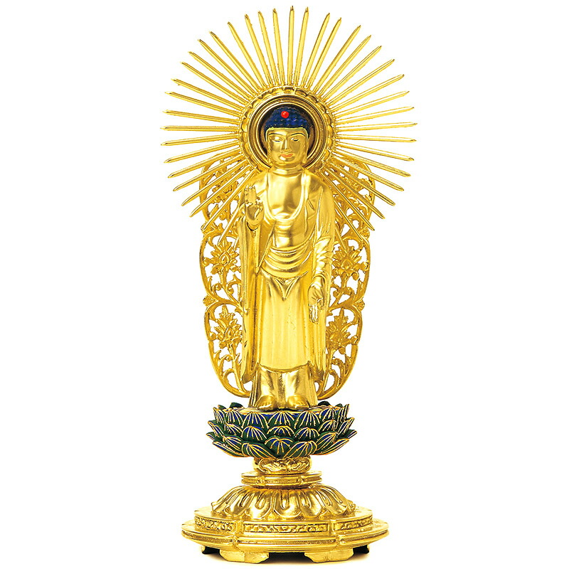 楽天市場】【仏具】【御本尊】仏像・西立弥陀 / 浄土真宗 本願寺宗