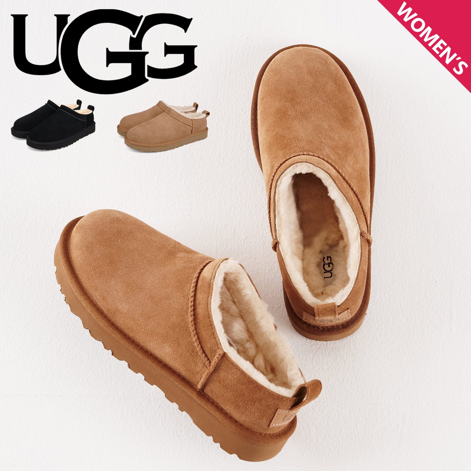 楽天市場】ugg クラシック ミニ チェスナットの通販