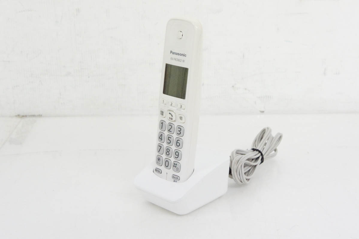 楽天市場】【中古】Panasonicパナソニック 増設子機 KX-FKD602-W