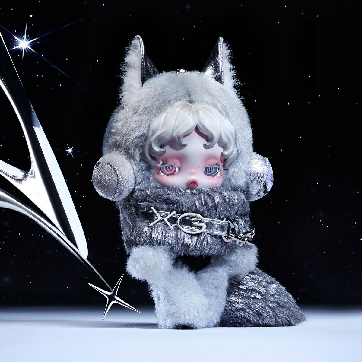 楽天市場】POP MART SKULLPANDA × XG Plush Doll Pendant (Japan