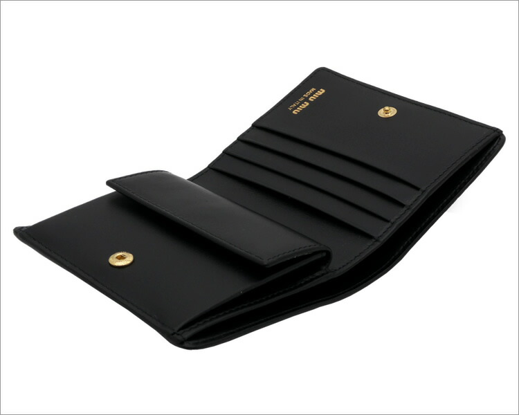 楽天市場】ミュウミュウ MIUMIU マドラスフィオッコ レザー財布