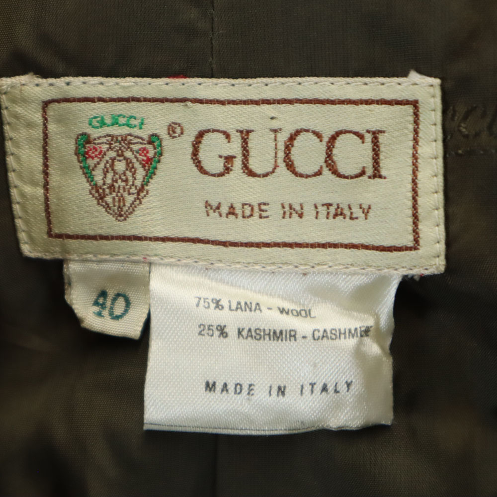 楽天市場】古着 GUCCI グッチ 80s 90s イタリア製 ウールブレンド