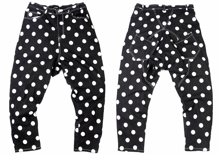 楽天市場】【送料無料楽天サルエルランキング1位】デニムドット