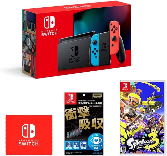 nintendo switch joy-con (l) ネオンブルー/ (r) ネオンレッド」の人気