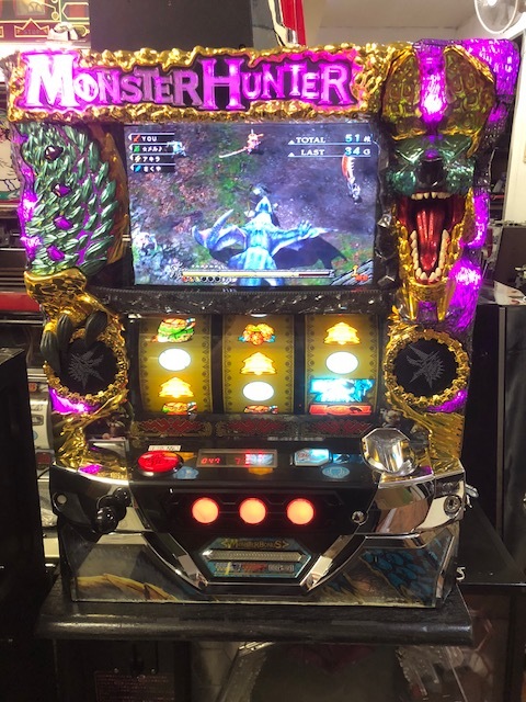 楽天市場】《家庭用パチスロ》卓上サイズ モンスターハンター月下雷鳴