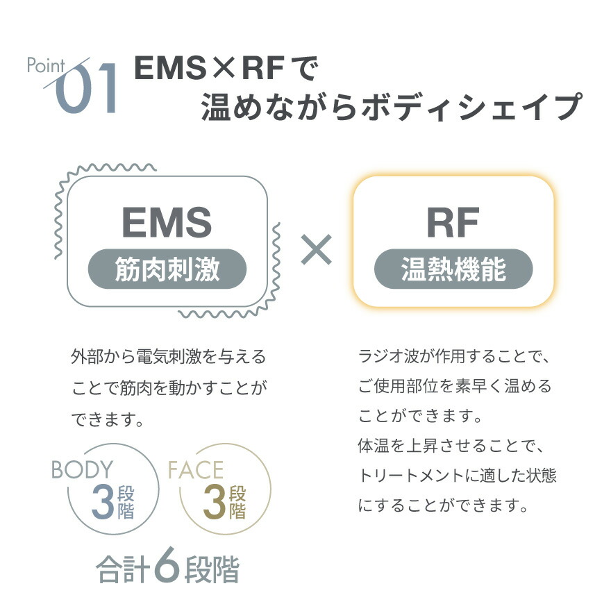 楽天市場】美顔器 リフトアップ EMS RF トータルケア BASSLET バス