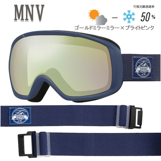楽天市場】スノーゴーグル SWANS スワンズ 成形球面レンズ ダブル
