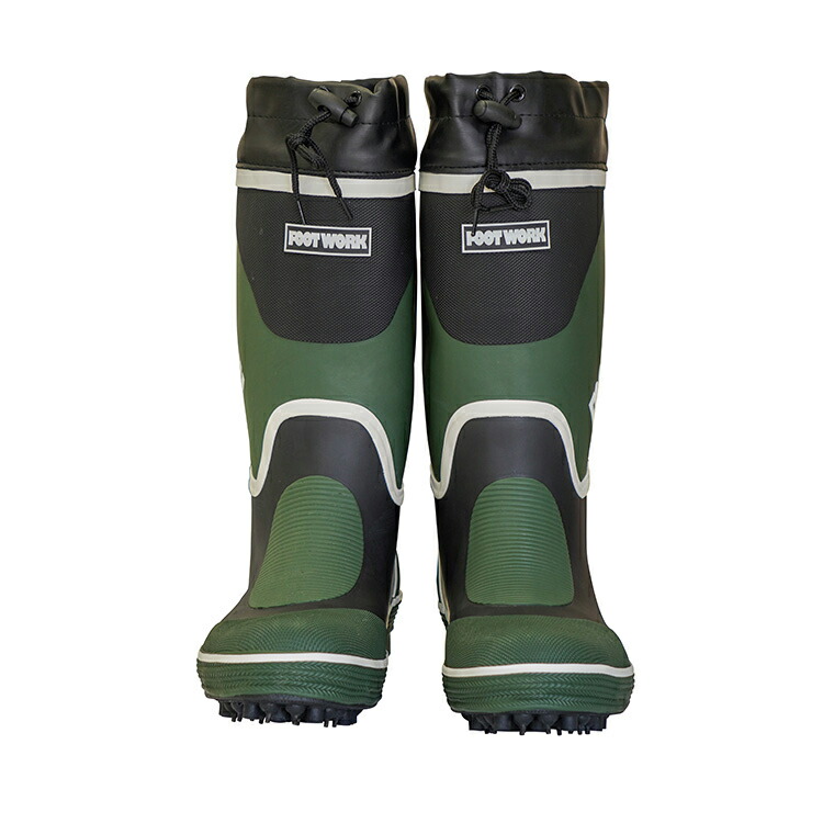 楽天市場】シンセイ スパイク長靴 スパイクブーツ スパイク付き 長靴