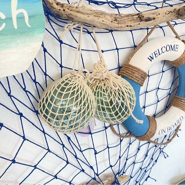 ガラス浮球 浮き玉 ガラス玉 漁具 99個セット 網紐付き