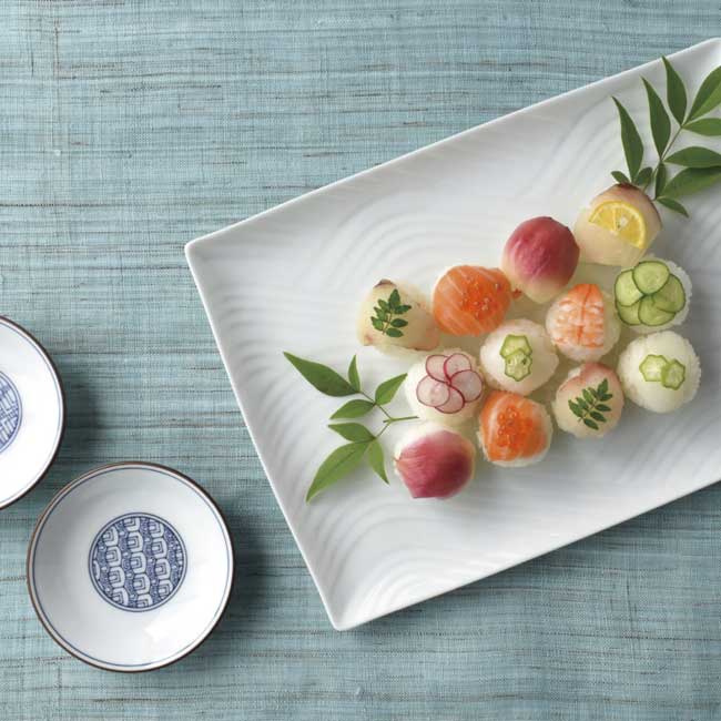 楽天市場】和食器 大皿 角皿 長角皿【単品】「 たち吉 白磁さらさ 大皿