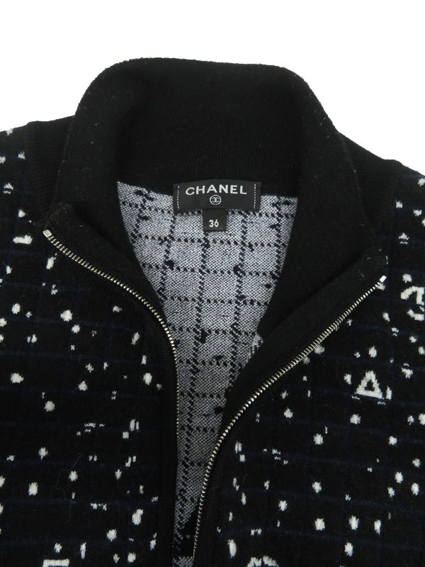 楽天市場】【CHANEL】シャネル『ハーフジップ ココマーク ニット