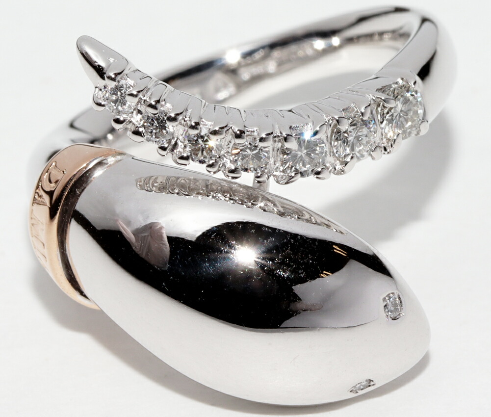 楽天市場】ダミアーニ 指輪 K18WG K18PG ダイヤ9P インフィニート