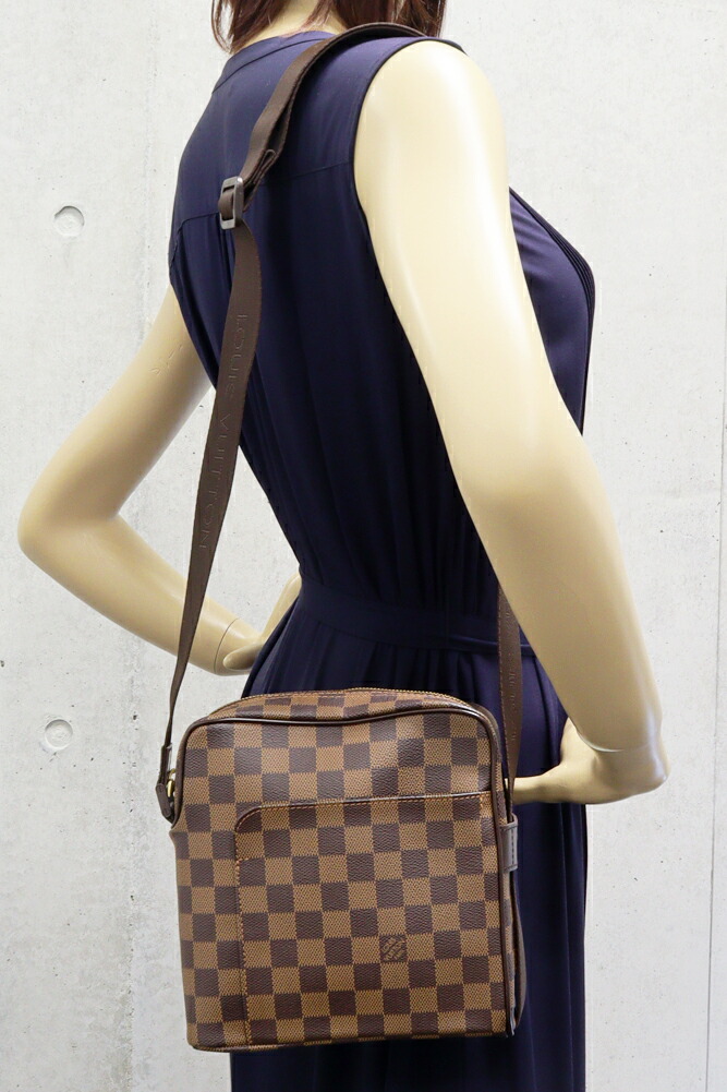 楽天市場】ルイヴィトン ショルダーバッグ ダミエ オラフPM N41442