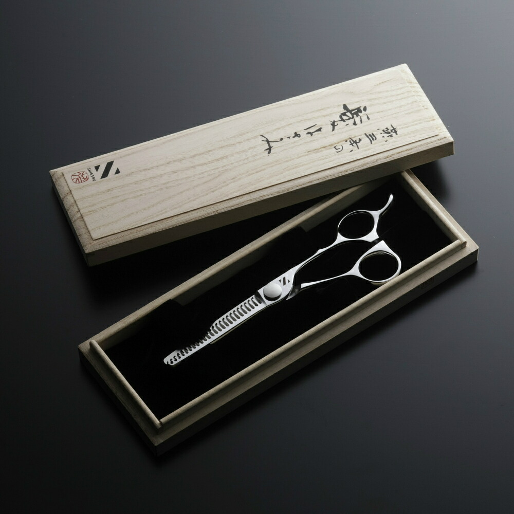 楽天市場】【燕三条製】美容師のカットスキバサミ 全長16.4cm スキ率25