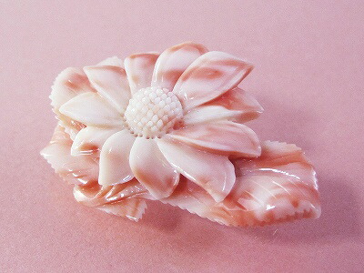 楽天市場】深海珊瑚 花 ブローチ （のし等ギフト対応無料） 落下防止