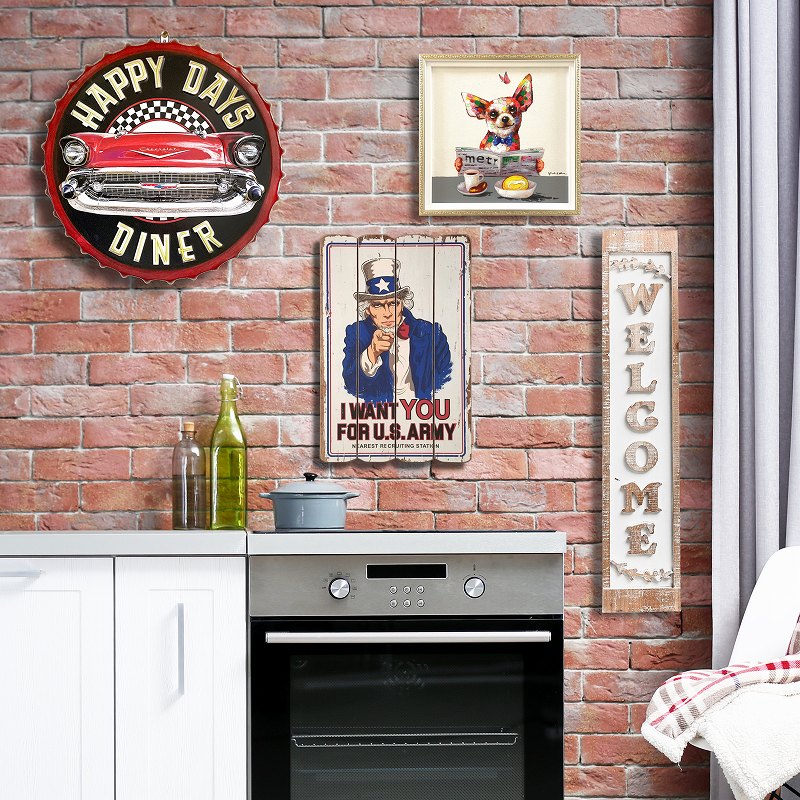 楽天市場】P10倍】 木製看板45 米軍 アンクルサム iw アメリカ