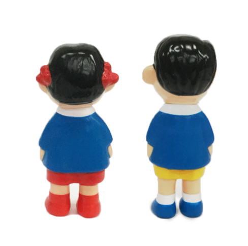 楽天市場】園児服を着たペコちゃん ポコちゃんペコちゃんソフビ人形