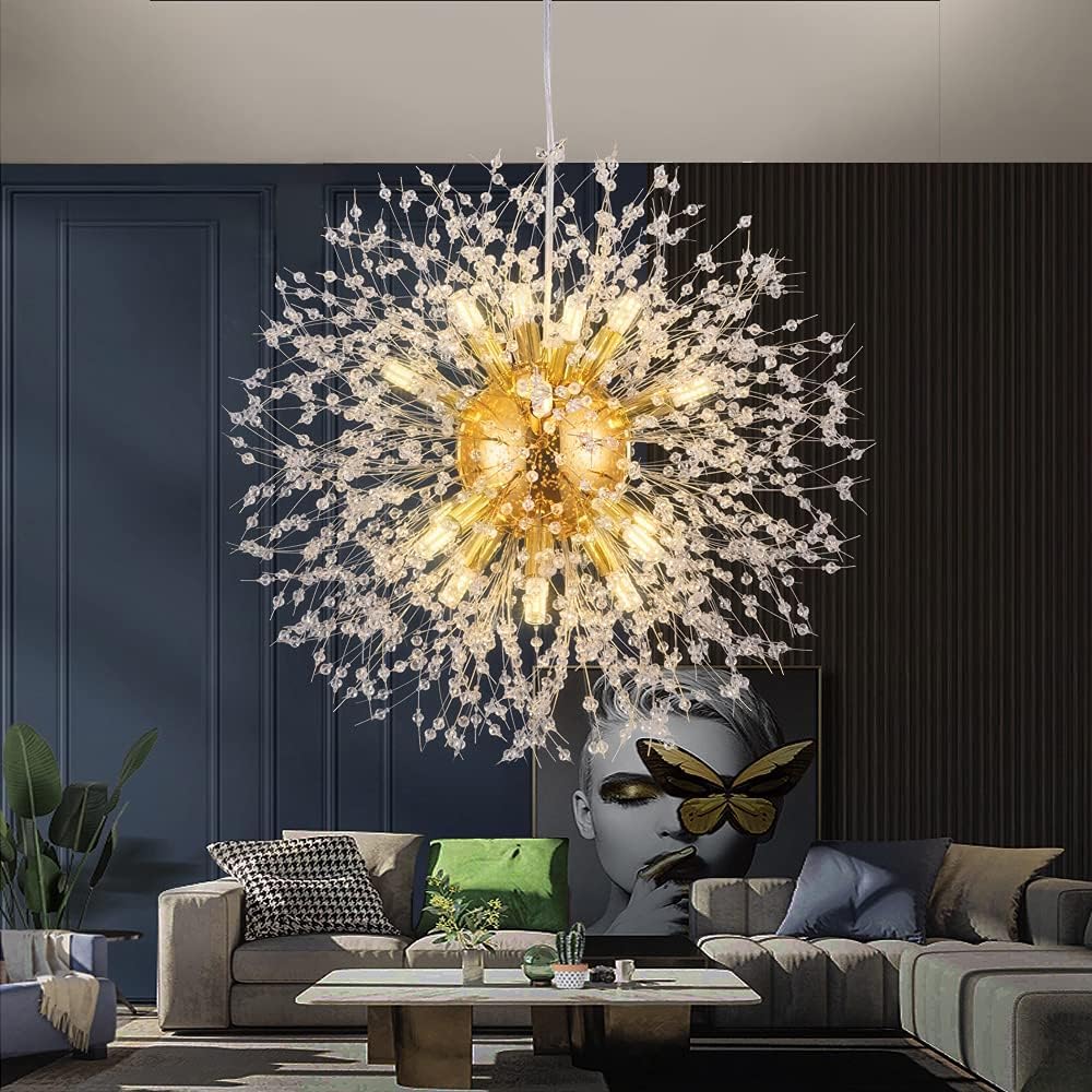 楽天市場】現代タンポポシャンデリア スパーク シャンデリア