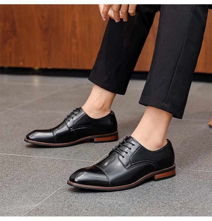 楽天市場】本革 牛革 ビジネスシューズ メンズ シューズ スクエアトゥ
