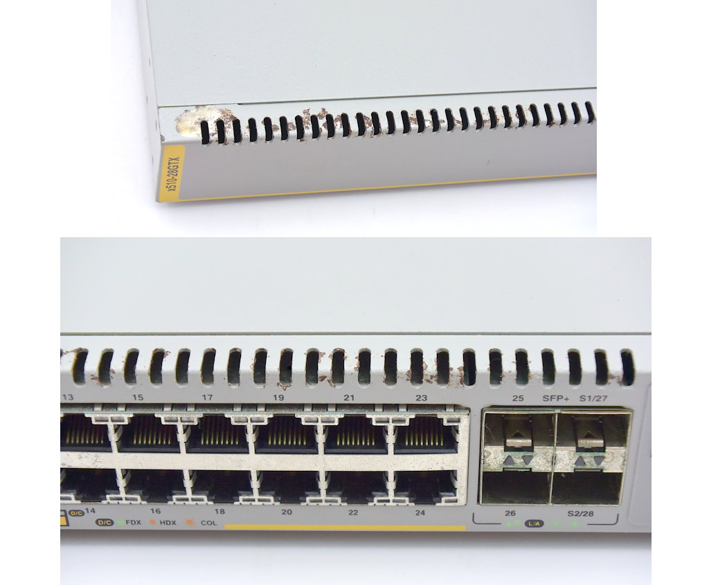 楽天市場】Allied Telesis CentreCOM AT-x510-28GTX 24ポート1000BASE