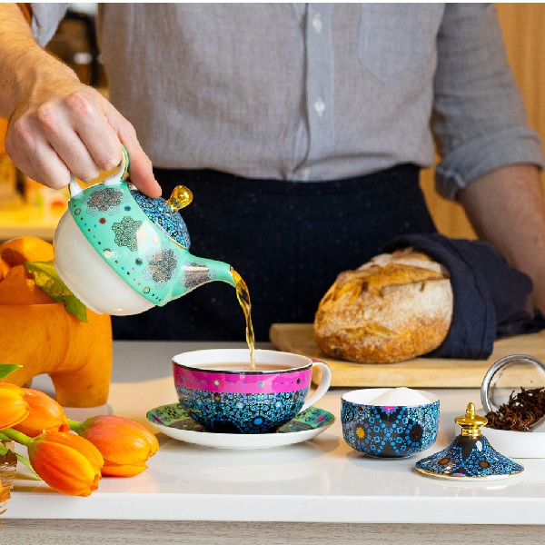 楽天市場】T2 モロッカン ティーフォーワンティーセット 紅茶用具