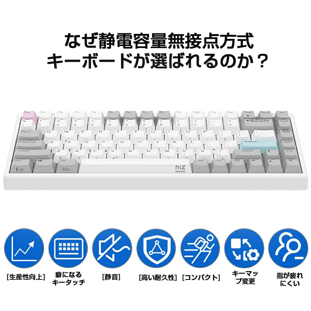楽天市場】「クーポン→30,515円!」NiZキーボード Mini84-pro