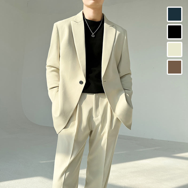 楽天市場】送料無料 メンズスーツ カジュアルスーツ ゆったり スーツ