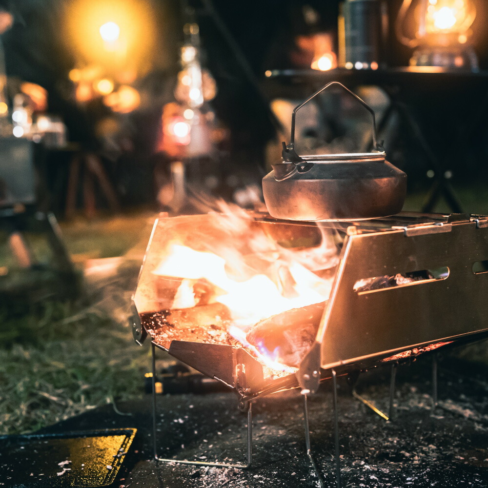 楽天市場】鎌倉天幕 【公式】 焚き火台 SOLOIST HOMURA ソリスト