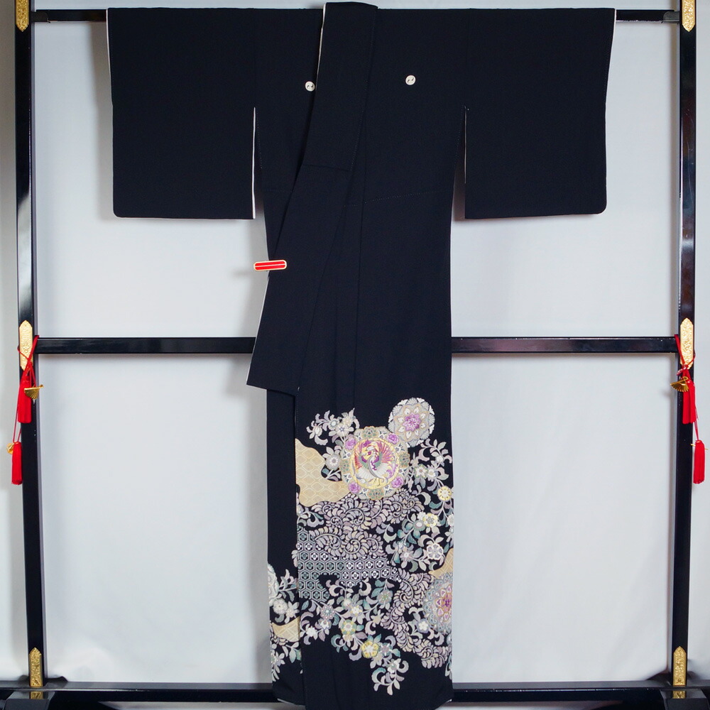 楽天市場】着物セット 帝王紫 黒留袖・誉田屋源兵衛 袋帯 2点 セット