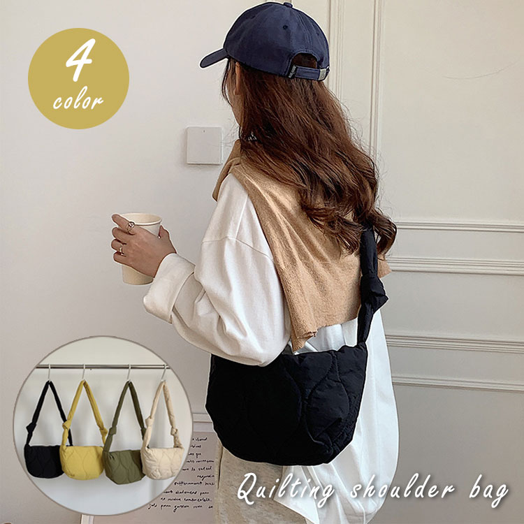 楽天市場】バッグ レディース 斜めがけ キルティング 大容量