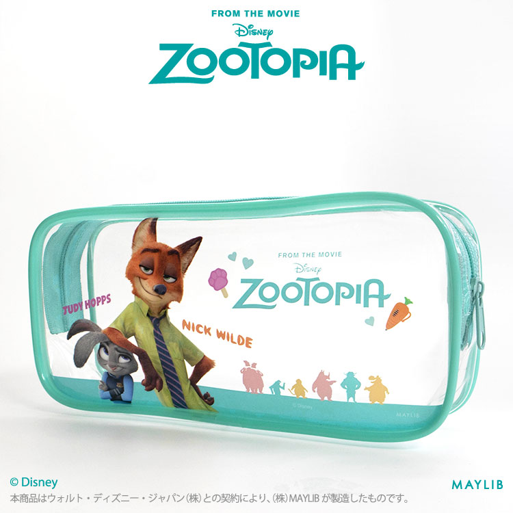 楽天市場】ズートピア クリアペンケース Zootopia サンキューマート