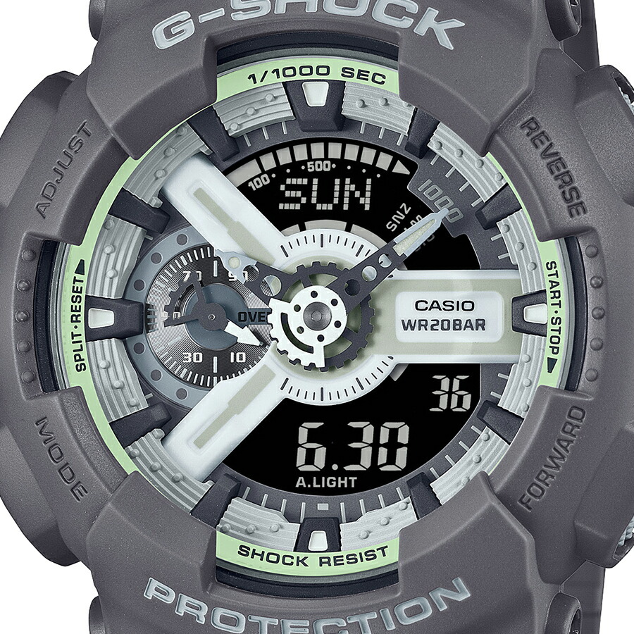 楽天市場】G-SHOCK HIDDEN GLOW 蓄光フェイス GA-110HD-8AJF メンズ