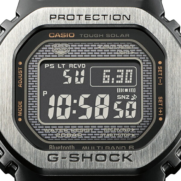 楽天市場】G-SHOCK フルメタル マルチフィニッシュドブラック GMW