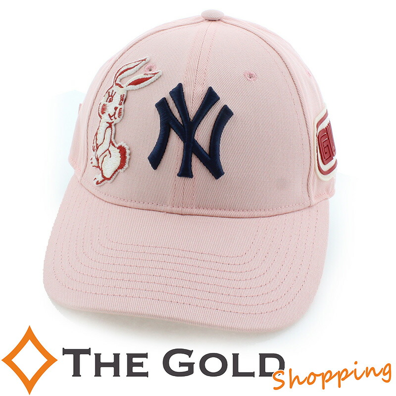 楽天市場】GUCCI グッチ NY ベースボールキャップ ピンク コットン